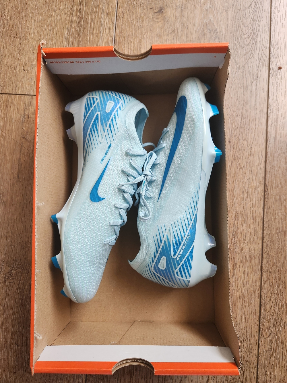 Nike Zoom Mercurial Vapor 16 Elite FG P Blue Soccer Cleats HF7878-400 Men Sz 8
